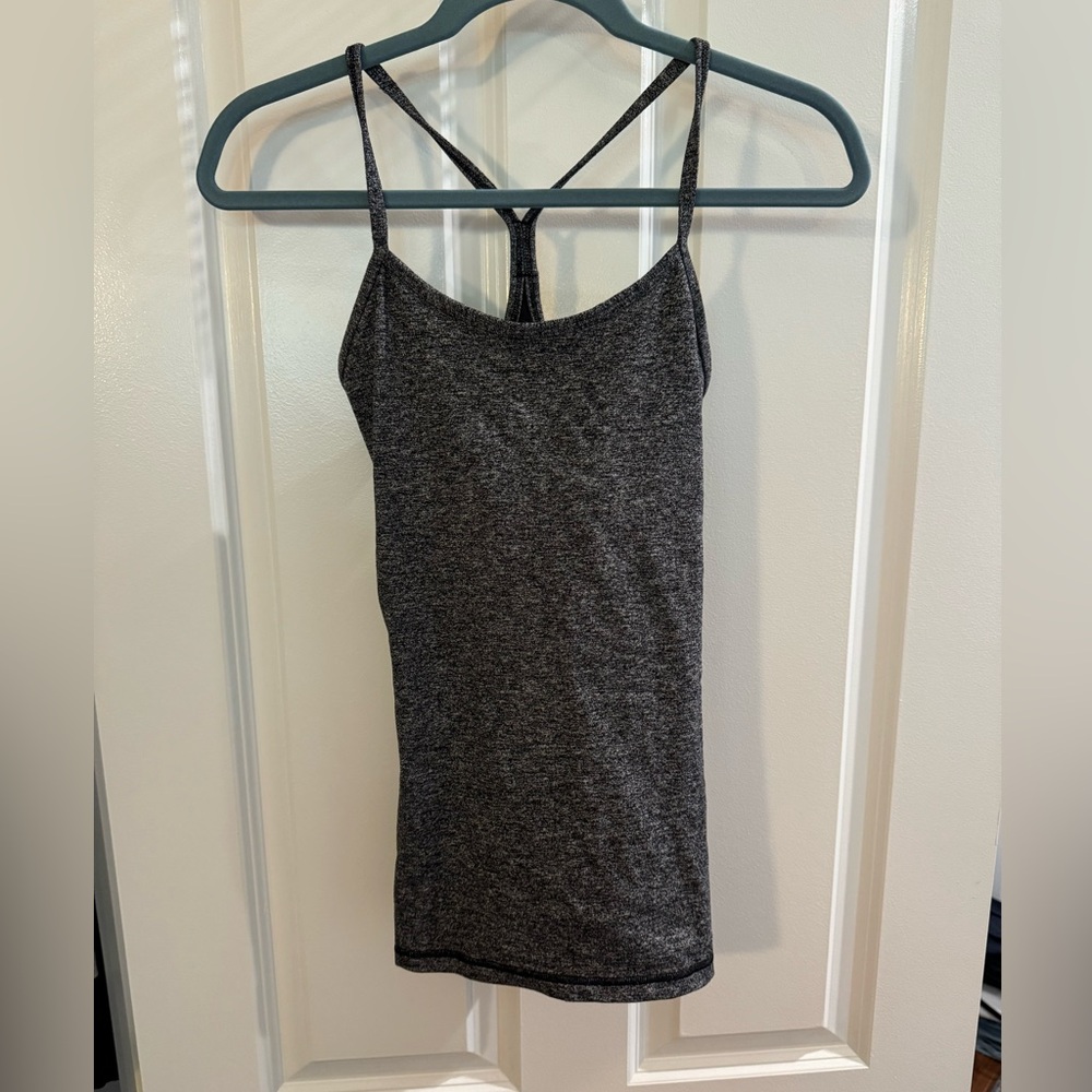 Lululemon Power Y Tank Top Gray size 6